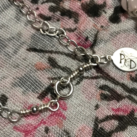 Solar Eclipse- Onyx, Red Agate,Orange Aventurine Sterling Silver Necklace - Picture 10 of 10